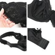 Womens Plus Size Sexy Lace Full Coverage Unpadded Underwire Bras Minimizer Mesh Bras for Big Bust 42DD