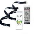thumbnail image 6 of Bulk 25 Pack - Ticket Stub Holder Display Sleeves with VIP Lanyards - 2 ⅛ X 5 ⅝ Inch TICKETMASTER Compatible - Clear Flexible Vinyl Plastic Holder Pouch for Concerts & Sports by Specialist ID, 6 of 7