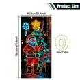 thumbnail image 3 of Fluorescent Christmas Door Cover,Fluorescent Door Banner,Uv Activated Glow Fluorescent Cartoon Christmas Door Cover Party Banner For Outdoor Indoor Holiday Decoration(Style B), 3 of 6