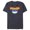 Navy Heather, variant on Mickey Mouse Pride Inclusive Rainbow Head Icon Fill - Short Sleeve Blended T-Shirt for Adults - Customized-Dark Heather