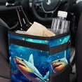 thumbnail image 6 of Starry Shark Foldable Car Trash Can with Lid, Leak-Proof, and Hanging Storage Bag - Trash Can for Car, Car Garbage Can, 6 of 6