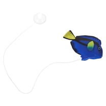 STRANDCHIC 1Pc Blue Silicone Aquarium Fish Decorative Simulation Fish Glow in Dark Tank Ornament