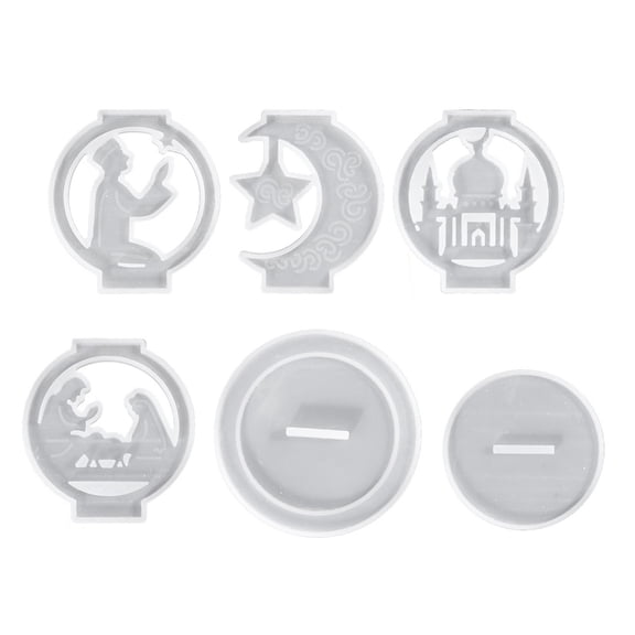 Middle Eastern Candle Holder Molds Candlestick Silicone Molds 3D Ornament Molds