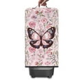 thumbnail image 2 of ZIATUBLES Pink Butterfly Floral Print Juicer Cover Canvas Kitchen Appliance Dust Cover with Top Handle Stain Resistant Countertop Decor Accessories, Size S, 8 "W x 8 "D x 17 "H, 2 of 7