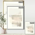 thumbnail image 3 of Designart ' Geometric Neutral Form I ' Shabby Chic Framed Canvas, 3 of 3