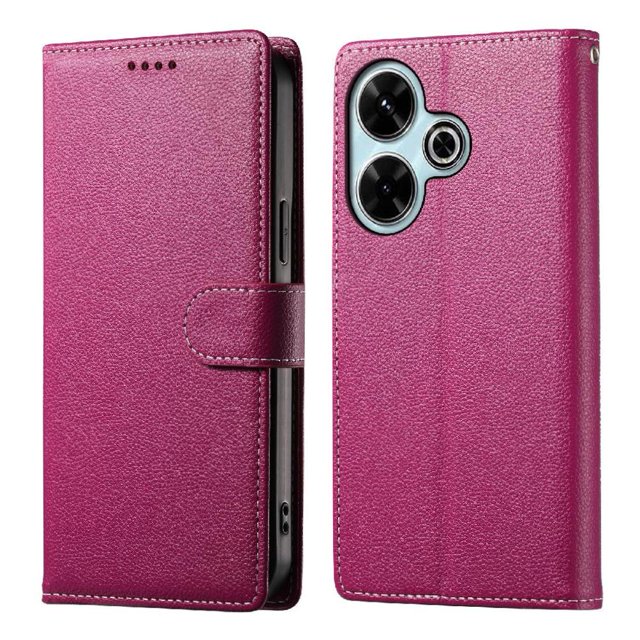 Funda para FOXDOCK Xiaomi Redmi 13 4G/5G– Cuero Premium, 3 ranuras para tarjetas, Protección contra impactos