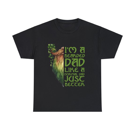 Bearded Dad Shirt Funny Beard Humor Father's Day Gift Idea ID-0311-AQFT