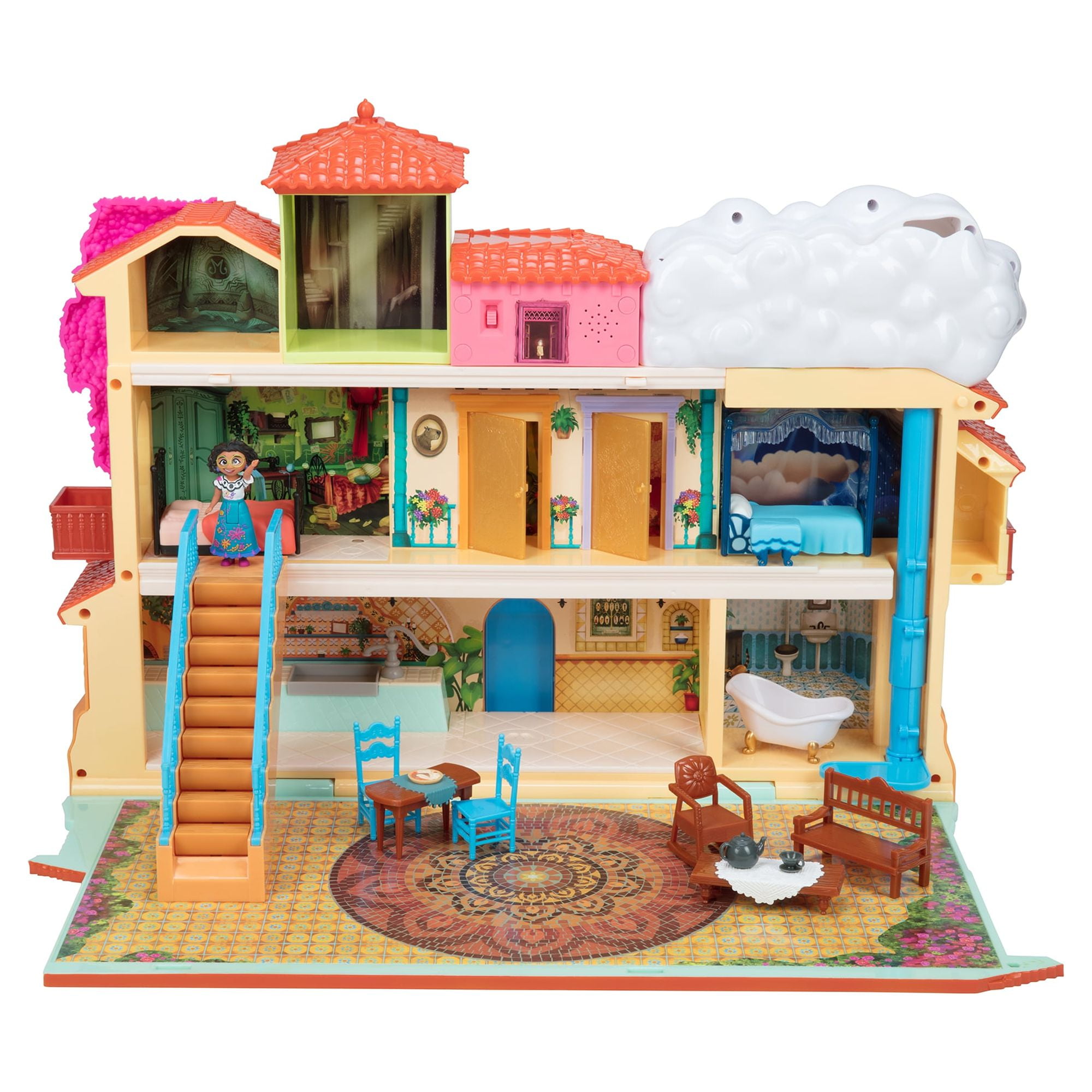 Disney Encanto Magical Casa Madrigal Interactive Small Fashion Doll Dollhouse Playset