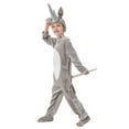 thumbnail image 2 of Zhuashum Onesies 2-3 Years Long Sleeve Children Jumpsuit Hooded Suit Party Jumpsuit Zipper Warm Sleepwear Suit Soft Playsuit Light Gray, 2 of 5