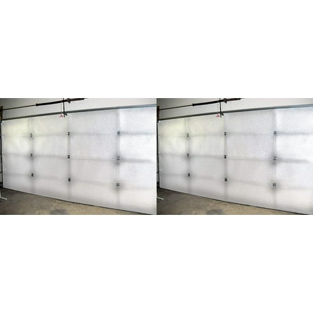 

8 L X 7H Kit (4 Panels) NASA Tech Reflective 1 Car White Foam Core Garage Door Insulation Kit (4 Panels)