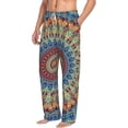 thumbnail image 2 of Xecao Round Mandala Men's Straight Lounge Pajama Pants: The Ultimate in Comfortable Sleepwear, 2 of 9