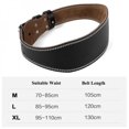 thumbnail image 4 of Men Women Weight Lifting Back Support Belt Gym Fitness Waist Belt PU Leather Power Strength Training Belt, 4 of 6