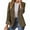 Bronze, variant on Sweater Blazer Women Long Sleeved Button Solid Color Women's Autumn And Winter Cardigan Small Suit