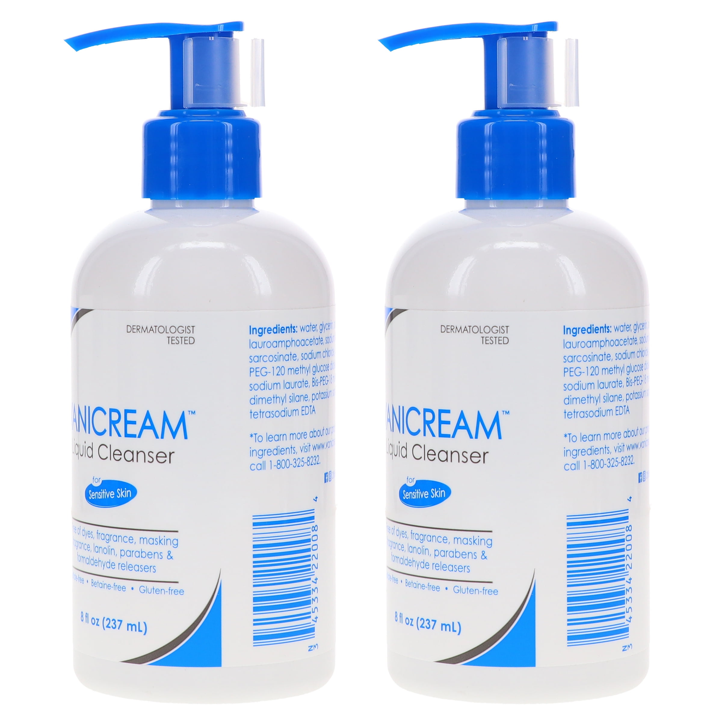 Vanicream Liquid Cleanser 8 oz 2 Pack