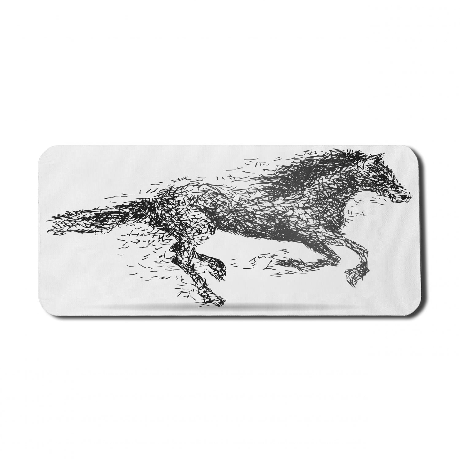 Running Horse Anti-Slip Mouse Pad Rubber Gaming Mice Mat For Optical Laser Mouse 