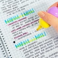thumbnail image 4 of Wrapables Mini Stackable Highlighters, Cute Multi-color Markers, Unicorn, 4 of 6