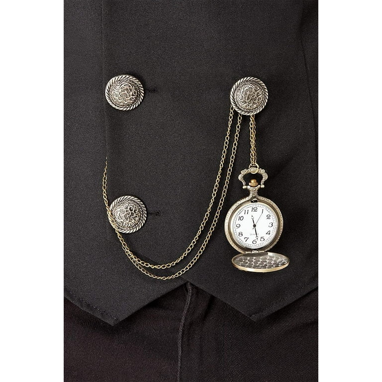 20s Pocket Fob Watch Adult Gold Silver 20s Pocket Fob Watch Adult Gold Silver