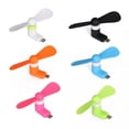 thumbnail image 4 of USB C Port Fan Mobile Phone Mini Fan White Color Portable Outdoors Fan, 4 of 7