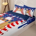 thumbnail image 3 of Homewish Baseball Ball Games Zipper Full Size Comforter Sets with Fitted Sheet and 2 Pillowcases For Boys Kids,Cute Letter H Monogrammed Zipper Bedding Set,Navy Blue Reversible,4 Pieces, 3 of 7