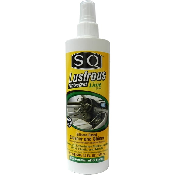 SQ Lustrous Vinyl and Dashboard UV Protectant and Shine, Lime