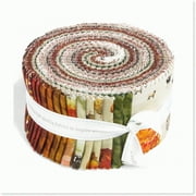 Tara Reed Autumn Patchwork Delight - 40 Vibrant Rolie Polie Strips for Quilting Bliss! RP-12200-40