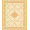 Beige, Pattern 1, variant on ODIKA 4'x6' Machine Washable Non-Slip Area Rug, Oriental Beige High Traffic Rug, Beige, 1085645