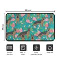 thumbnail image 5 of German Shepherd Dog and Flower Door Rugs,Washable Non Slip Door Mats Indoor,Decorative Door Mats,Entry Mat Indoor for Entrance,Bedroom,Kitchen,Bathroom,30"x17", 5 of 6