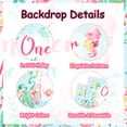 thumbnail image 6 of Oneder the Sea 1st Birthday Girl Backdrop  Decorations, Oneder the Sea Backdrop Under the Sea Ocean Animal Birthday Party Supplies., 6 of 6
