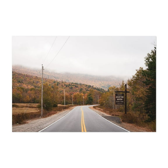 Entering Grafton Notch - Maine Photography Unframed Wall Art Print 5 x 7 inches