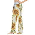 thumbnail image 2 of Ckdifva Sunflowers with Bamboo Womens Sleep Pajama Pants Waistband Lounge Sleepwear Pjs Sweatpants Yoga Pants, 2 of 7