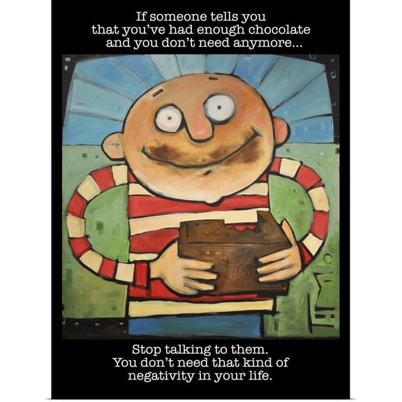 Great BIG Canvas | Rolled Tim Nyberg Poster Print entitled Chocolate Negativity