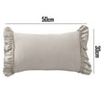 thumbnail image 2 of Funda de almohada francesa-pequeña funda de almohada de ante fresco, 2 of 5