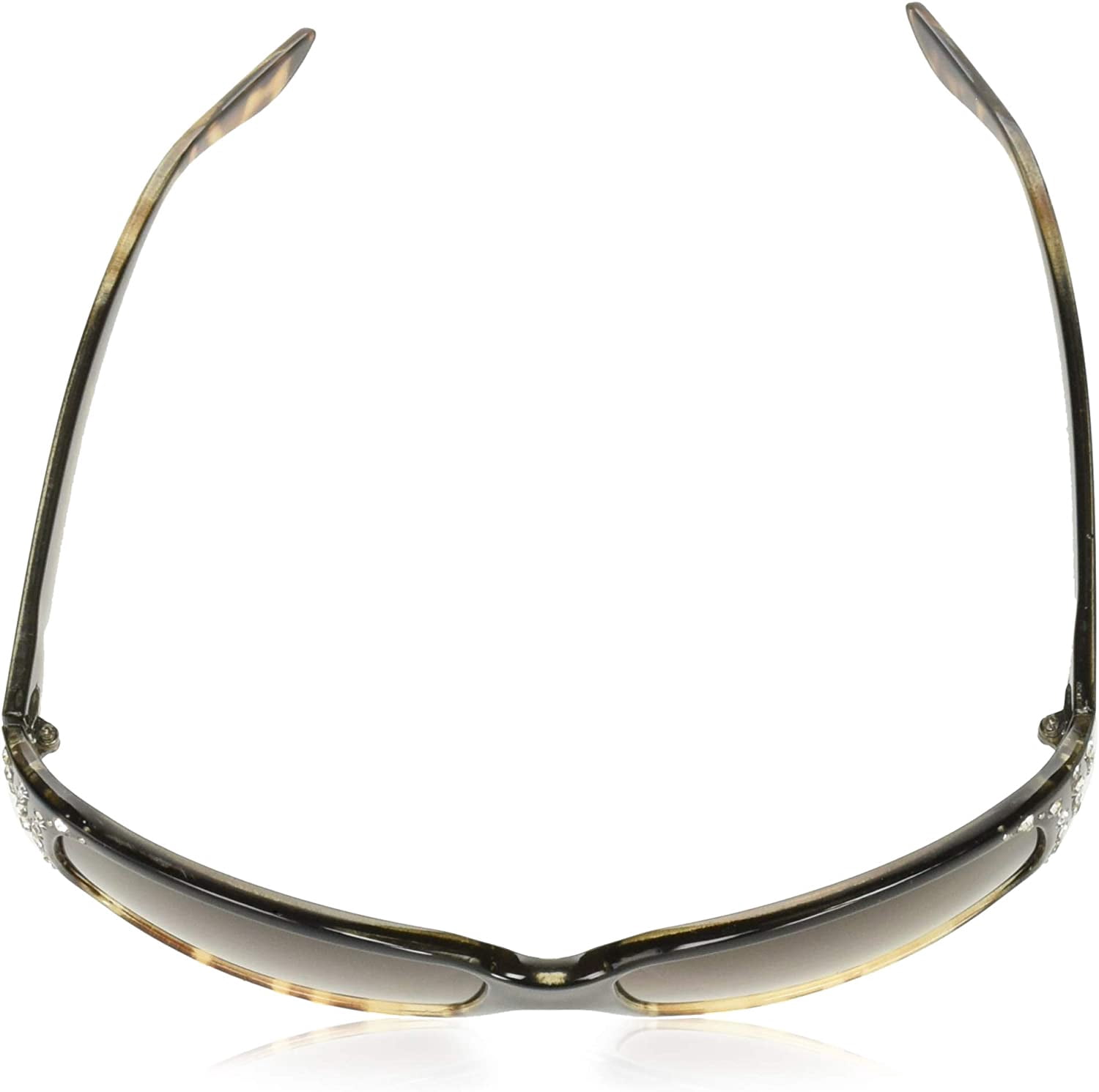 SOUTHPOLE Women's 1014SP Glitzy UV400 Protective Rectangular Sunglasses, Cool Gifts for Her, 60 mm