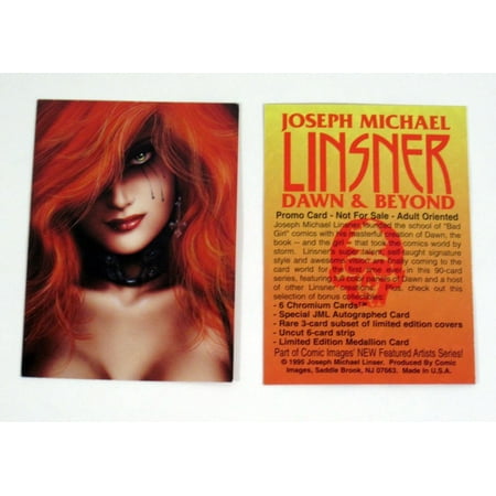 Josephs Song Michael Card - 1995 Comic Images Joseph Michael Linsner Dawn and Beyond Promo Card Nm/Mt