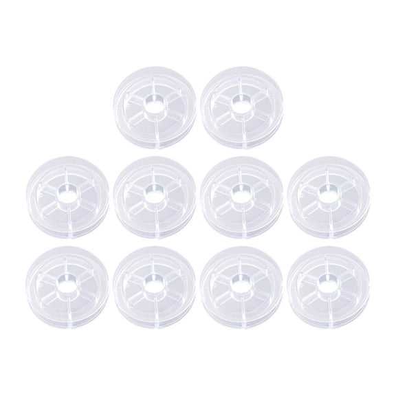 10 Pieces Fishing Line Spools Bobbins Holders Durable PP Material for Fly Fishing and Sea Fishing Line Organization