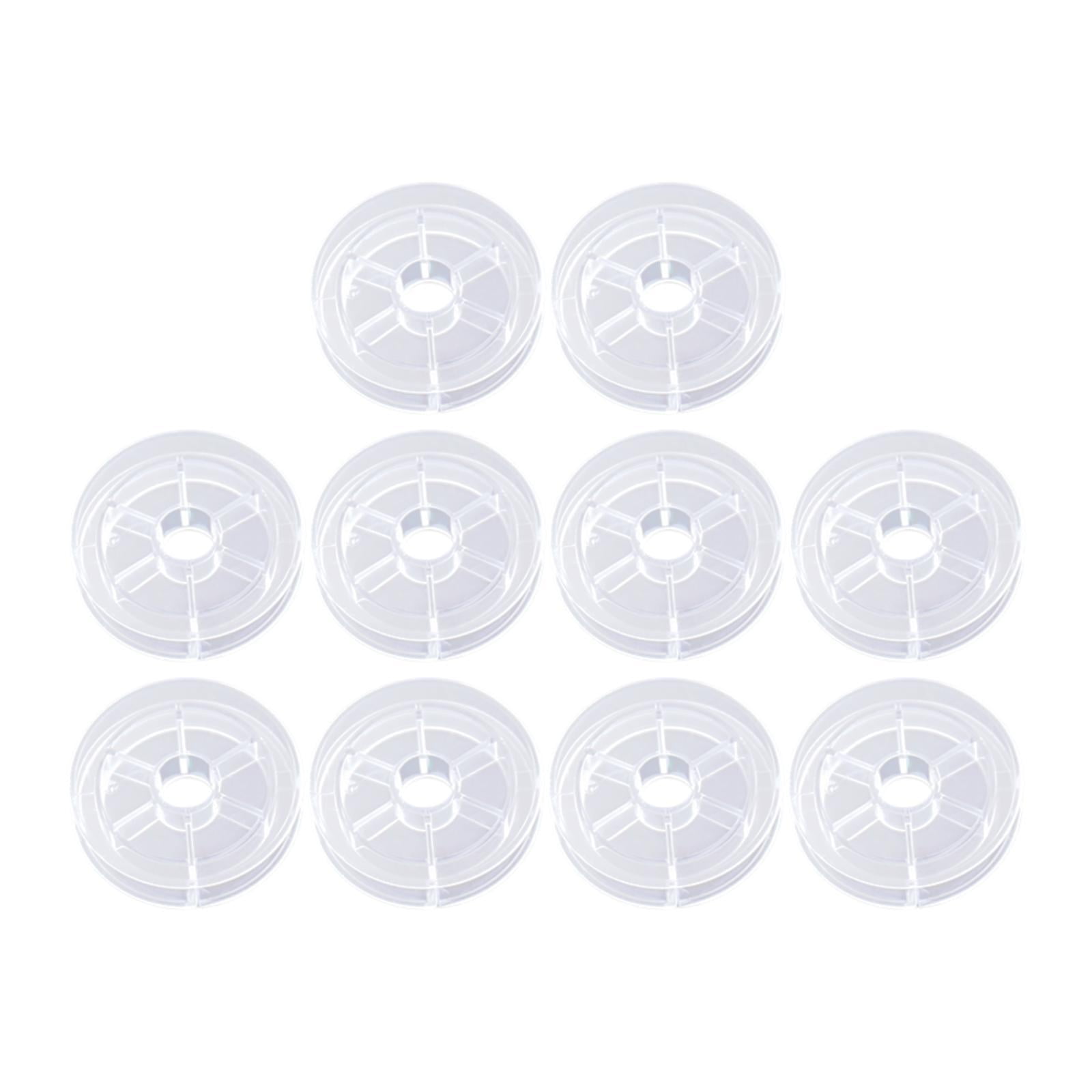 10 Pieces Fishing Line Spools Bobbins Holders Durable PP Material for Fly Fishing and Sea Fishing Line Organization