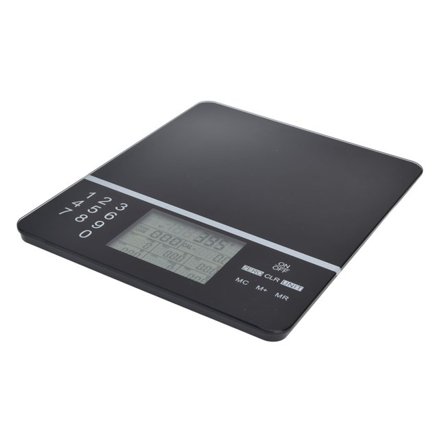 Báscula de cocina Jadeshay de nutrición alimentaria con pantalla LCD
