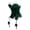 Dark Green, variant on Steampunk Clubwear Christmas Corset Bustier Top Black 3XL