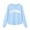 A-Sky Blue229, variant on Girls Crew Neck Sweatshirts California Letter Graphic Long Sleeve Kids Pullover Tops 3-13Y