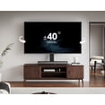 thumbnail image 6 of Universal Table Top TV Stand for 50-85 Inch TVs, Height Adjustable and Swivel with Tempered Glass Base Hold up to 110 lbs,Black, 6 of 6