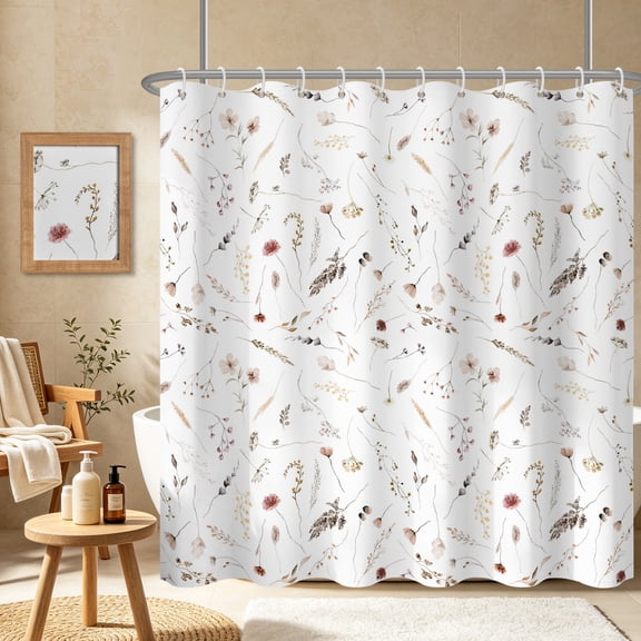 Tchckioa Tribal Farmhouse Shower Curtain for Bathroom,72x72 Inch Waterproof Hooks Bath Curtain Decor