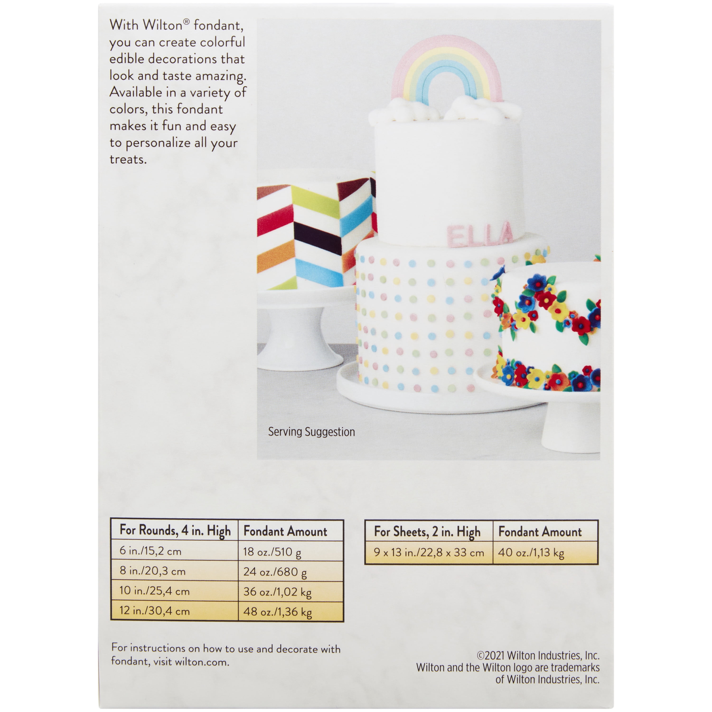 Wilton Decorator Preferred Fondant for Cakes, Cupcakes and Desserts, Pastel Blue, 24-Ounce