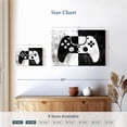 thumbnail image 4 of Elephant Stock Grunge Game Controller Wall Art - Horizontal Canvas Wall Art - Living Room Wall Decor - Hobbies And Lifestyle Canvas - Black And White Decor - 12" x 8", 4 of 8