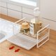 thumbnail image 1 of Soporte de esponja, escurridor de esponja con bandeja extraíble, organizador de cocina para fregadero, baño, Weiß TUNC Sencillez, 1 of 5