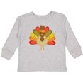 thumbnail image 3 of Inktastic Thanksgiving Pilgrim Turkey Holiday Boys or Girls Long Sleeve Toddler T-Shirt, 3 of 5
