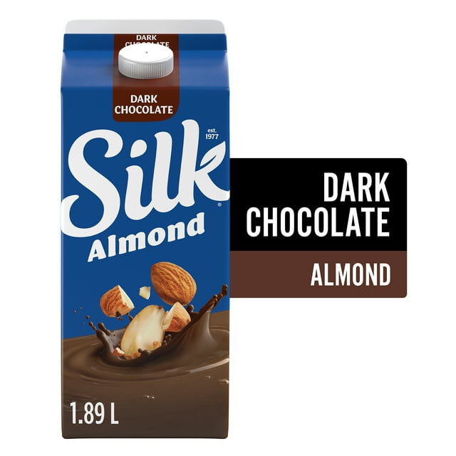 Boisson aux amandes Silk, saveur chocolat noir