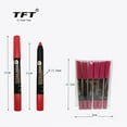 thumbnail image 4 of Lápiz labial mate aterciopelado en tono vino tinto, ideal para delinear y rellenar labios con estilo y elegancia. ¡Pruébalo ahora!, 4 of 6