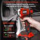 thumbnail image 4 of Juego de Taladro y Llave Inalámbrica Rojo con 2 Baterías de 48V | Herramienta Eléctrica Potente para Bricolaje, Hogar y Construcción, 4 of 5