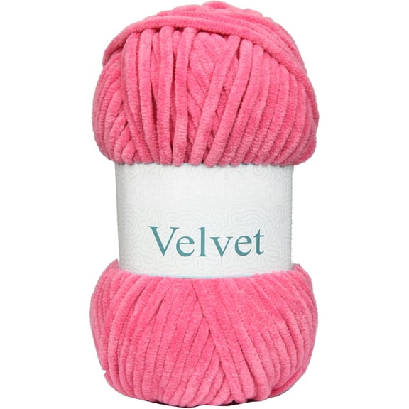 Velvet Chenille Blanket amigurumi Yarn for Crocheting and Knitting Super Bulky 100 gr (132 yds)