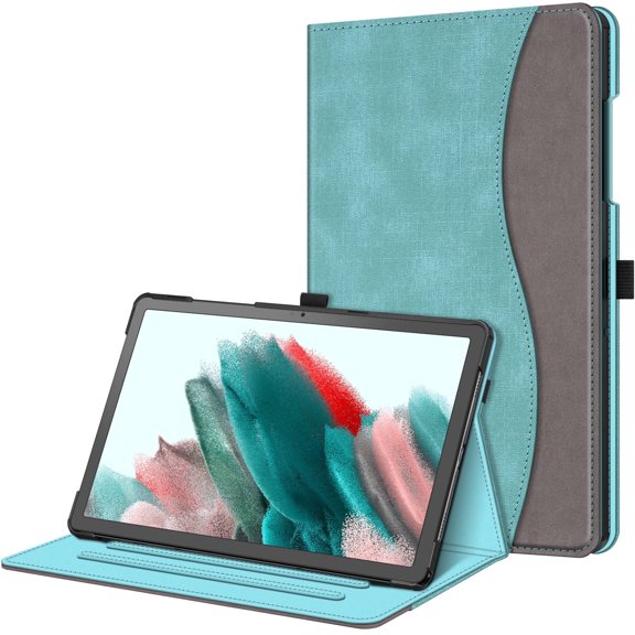 Fintie Case for Samsung Galaxy Tab A11 Plus 11 inch 2025 Model / Tab A9 Plus 11 inch 2023 Model, Multi-Angle Viewing Smart Stand Back Cover with Pocket Auto Wake/Sleep, Turquoise